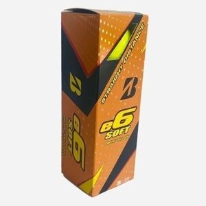 BRIDGESTONE e6 Soft Golf Balls Optic Yellow 3 Pack NIB Precision Distance